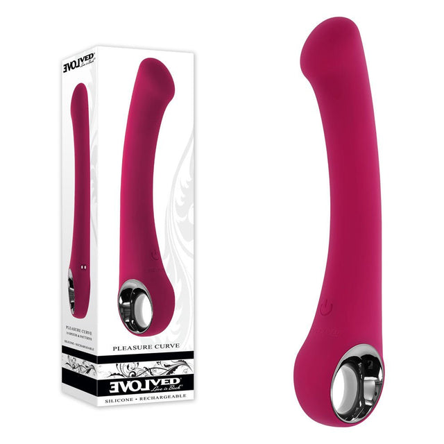 Buy Evolved PLEASURE CURVE - Pink 19 cm USB Rechargeable Vibrator at NZ’s Mega Adult Toys Store. Discover premium sex toys with discreet shipping at the best price in NZ