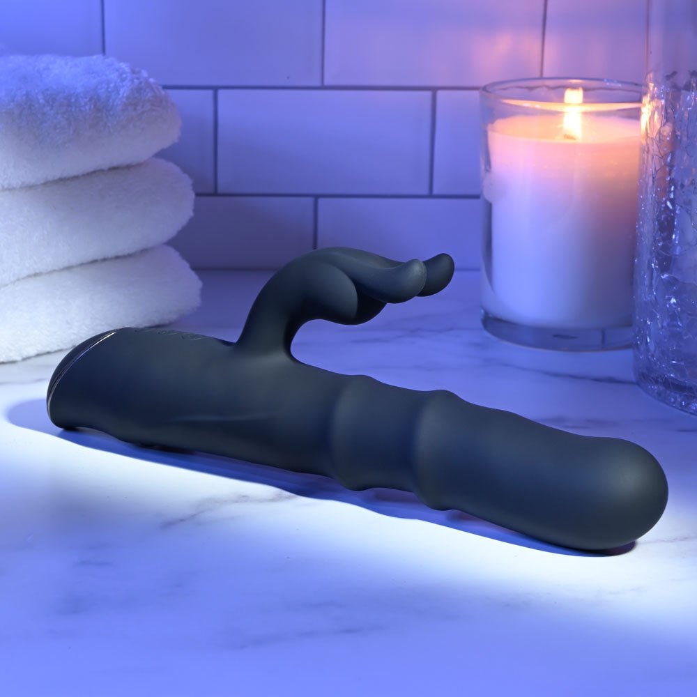 Buy Evolved RINGMASTER - Black 23.1 cm USB Rechargeable Rabbit Vibrator at NZ’s Mega Adult Toys Store. Discover premium sex toys with discreet shipping at the best price in NZ