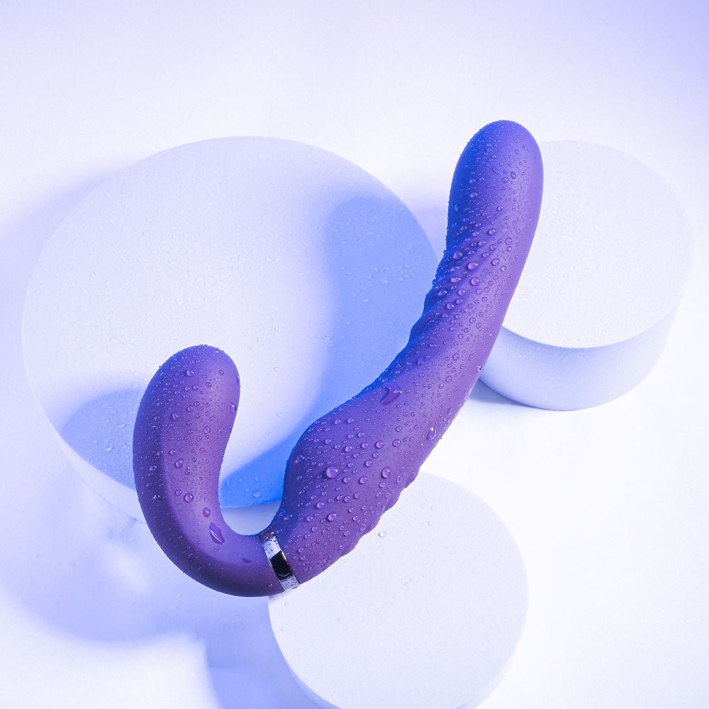 Buy Evolved SHARE THE LOVE - Purple 22.9 cm USB Rechargeable Inflatable Strapless Strap - On at NZ’s Mega Adult Toys Store. Discover premium sex toys with discreet shipping at the best price in NZ