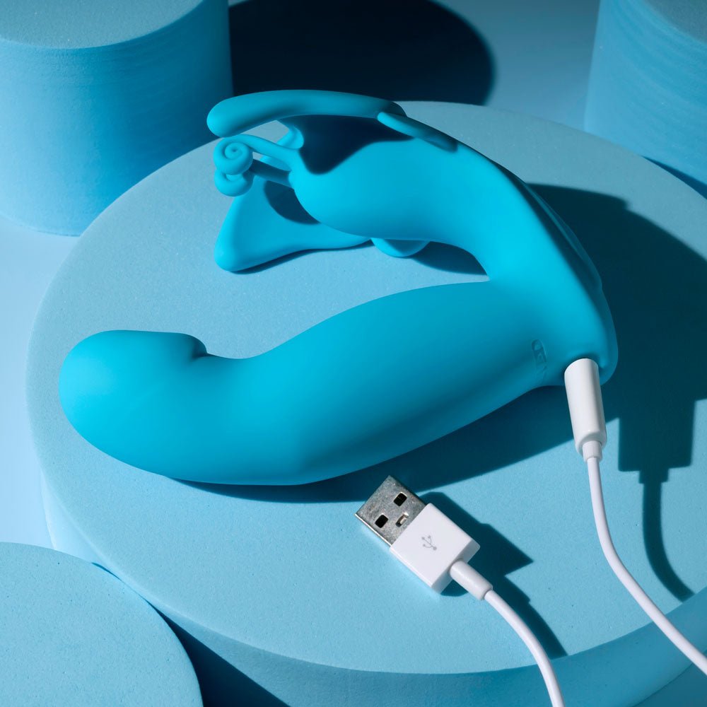 Buy Evolved SPREAD YOUR WINGS - Blue USB Rechargeable Wearable Butterfly Vibrator at NZ’s Mega Adult Toys Store. Discover premium sex toys with discreet shipping at the best price in NZ