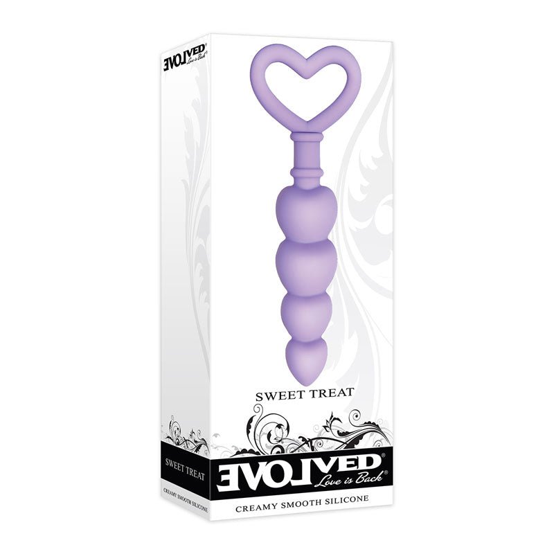 Buy Evolved Sweet Treat - Purple 11.5 cm Beaded Butt Plug with Handle at NZ’s Mega Adult Toys Store. Discover premium sex toys with discreet shipping at the best price in NZ