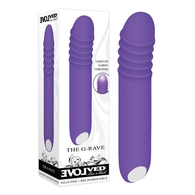 Buy Evolved The G - Rave - Purple 15.1 cm USB Rechargeable Vibrator at NZ’s Mega Adult Toys Store. Discover premium sex toys with discreet shipping at the best price in NZ