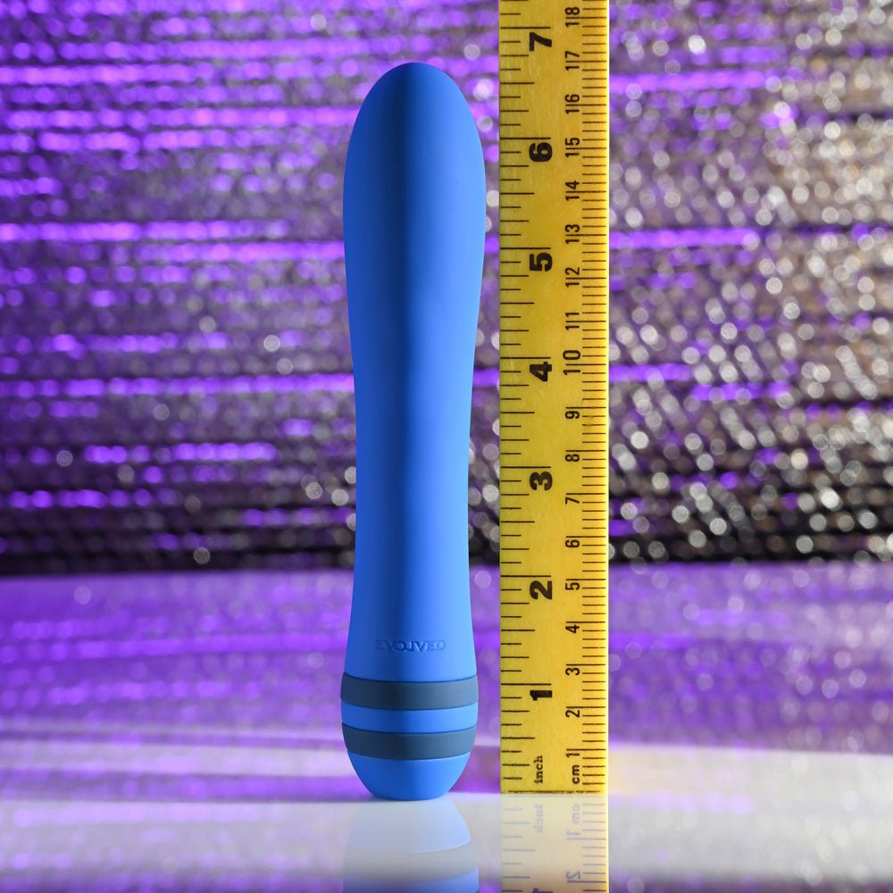 Buy Evolved THE PLEASER - Blue 16.5 cm USB Rechargeable Vibrator at NZ’s Mega Adult Toys Store. Discover premium sex toys with discreet shipping at the best price in NZ