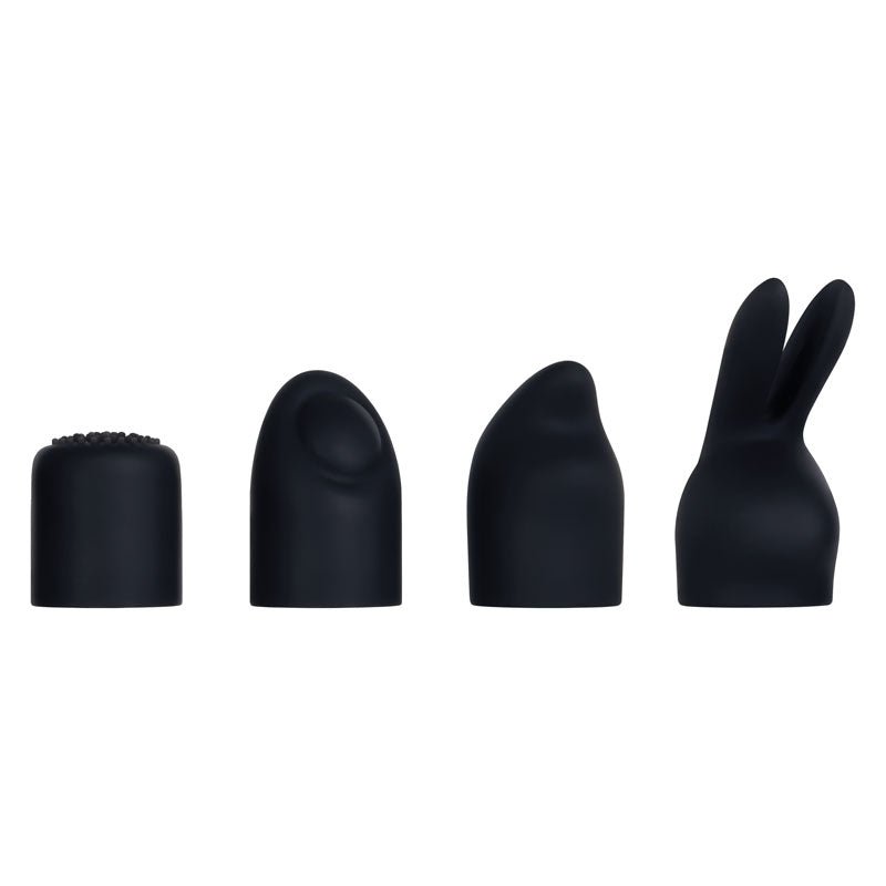 Buy Evolved Tiny Treasures - Black Chrome USB Rechargeable Mini Massager with Attachable Heads at NZ’s Mega Adult Toys Store. Discover premium sex toys with discreet shipping at the best price in NZ