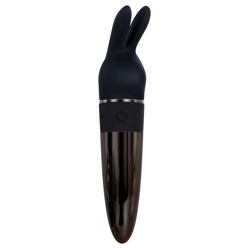 Buy Evolved Tiny Treasures - Black Chrome USB Rechargeable Mini Massager with Attachable Heads at NZ’s Mega Adult Toys Store. Discover premium sex toys with discreet shipping at the best price in NZ