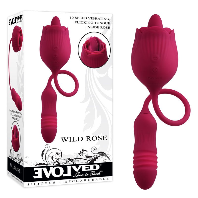 Buy Evolved WILD ROSE - Red USB Rechargeable Flickering Stimulator at NZ’s Mega Adult Toys Store. Discover premium sex toys with discreet shipping at the best price in NZ