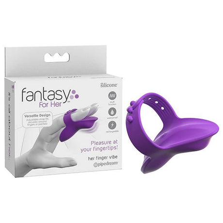 Buy Fantasy For Her Finger Vibe - Purple USB Rechargeable Finger Stimulator at NZ’s Mega Adult Toys Store. Discover premium sex toys with discreet shipping at the best price in NZ