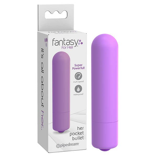 Buy Fantasy For Her Pocket Bullet - Purple 9.4 cm (3.75'') Bullet at NZ’s Mega Adult Toys Store. Discover premium sex toys with discreet shipping at the best price in NZ