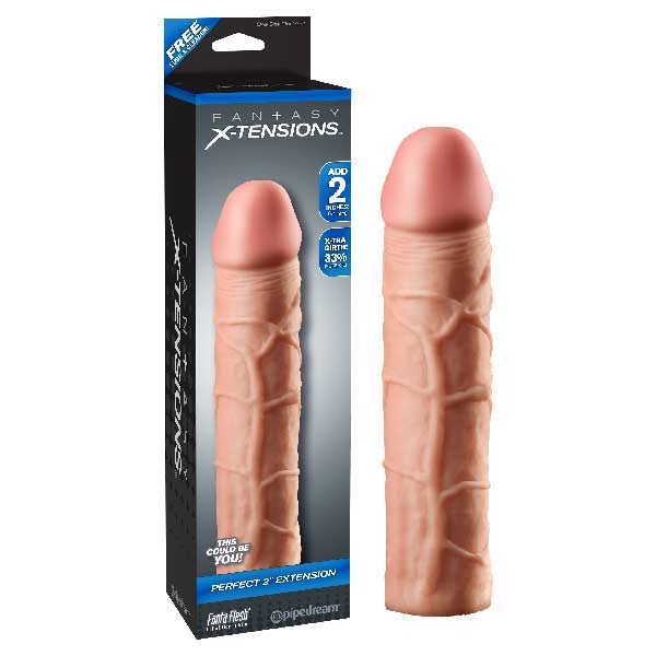 Buy Fantasy X - tensions Perfect 2'' Extension - Flesh Penis Extension Sleeve at NZ’s Mega Adult Toys Store. Discover premium sex toys with discreet shipping at the best price in NZ