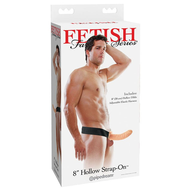 Fetish Fantasy Series 8'' Hollow Strap - On - 20 cm (8'') Hollow Strap - On at NZ & Australia’s Mega Adult Toy Store