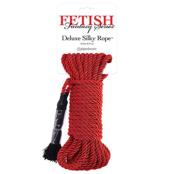 Buy Fetish Fantasy Series Deluxe Silky Rope - Red Bondage Rope - 9.75 m Length at NZ’s Mega Adult Toys Store. Discover premium sex toys with discreet shipping at the best price in NZ