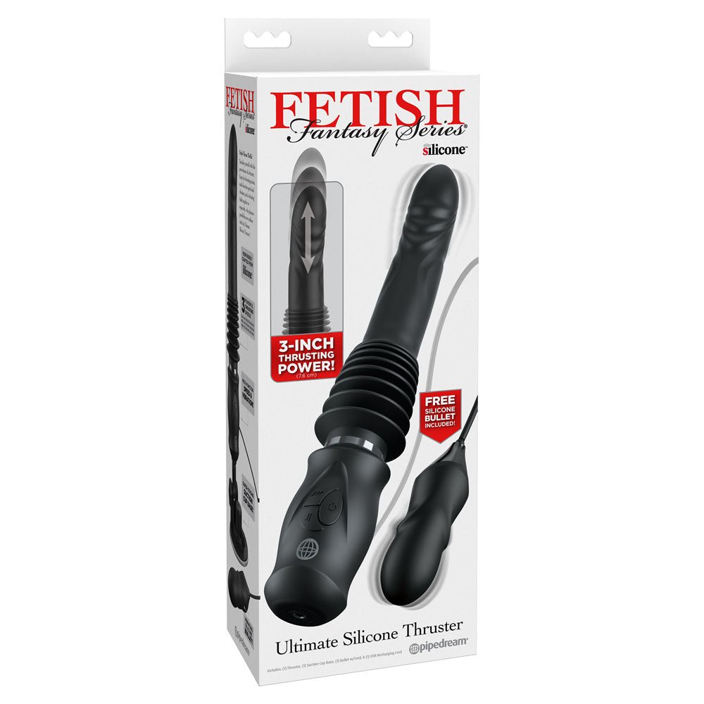 Buy FFS Ultimate Silicone Thruster - Black - Black USB Rechargeable Thrusting Vibrator at NZ’s Mega Adult Toys Store. Discover premium sex toys with discreet shipping at the best price in NZ