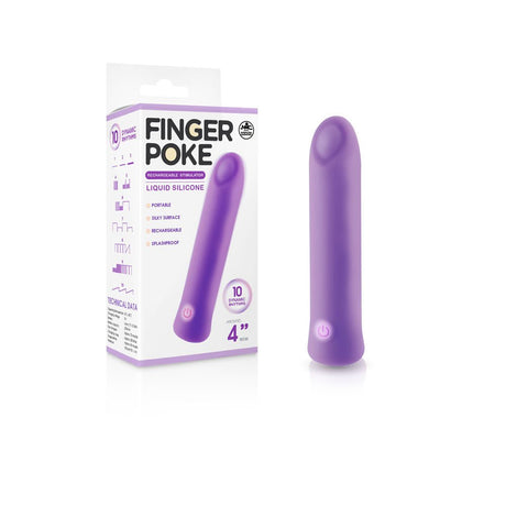 Buy Finger Poke - Purple - Purple 10 cm USB Rechargeable Bullet at NZ’s Mega Adult Toys Store. Discover premium sex toys with discreet shipping at the best price in NZ