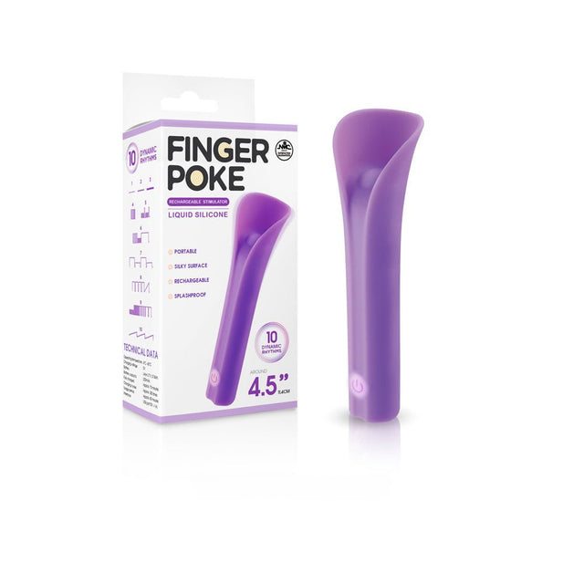 Buy Finger Poke - Purple - Purple 11.4 cm USB Rechargeable Bullet at NZ’s Mega Adult Toys Store. Discover premium sex toys with discreet shipping at the best price in NZ