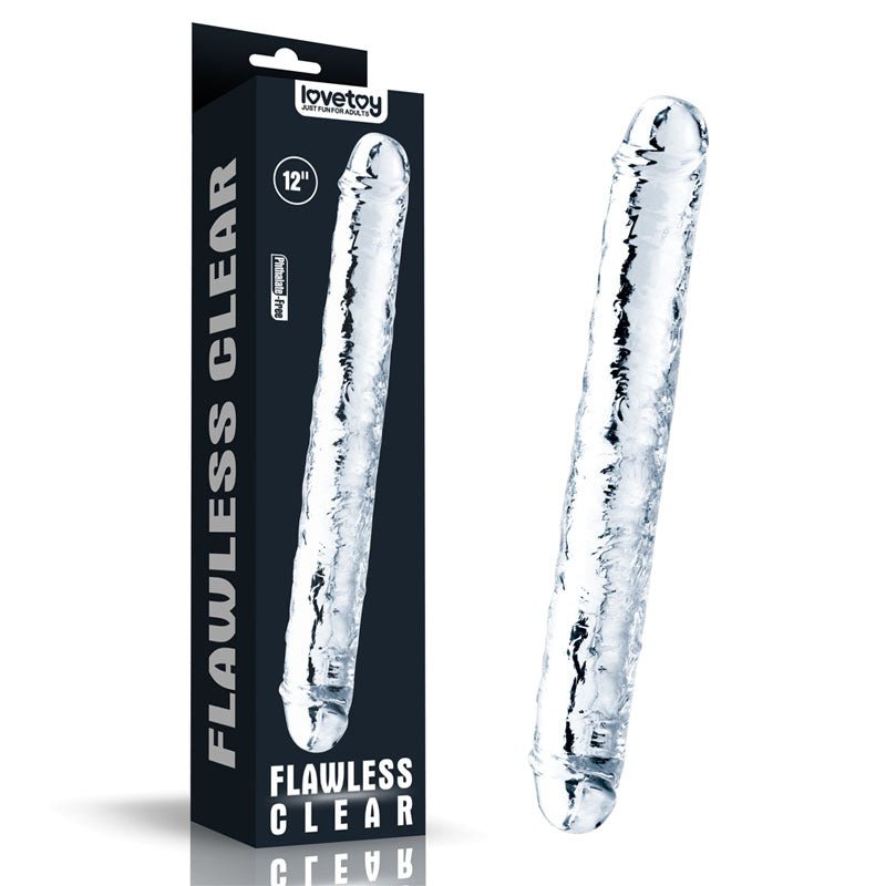 Buy Flawless Clear Double Dildo 12'' - Clear 30 cm Double Dong at NZ’s Mega Adult Toys Store. Discover premium sex toys with discreet shipping at the best price in NZ