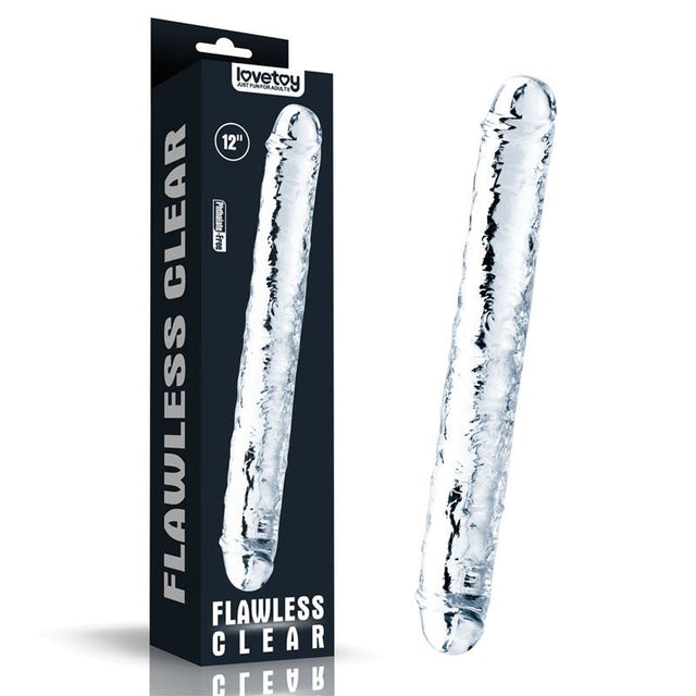 Buy Flawless Clear Double Dildo 12'' - Clear 30 cm Double Dong at NZ’s Mega Adult Toys Store. Discover premium sex toys with discreet shipping at the best price in NZ