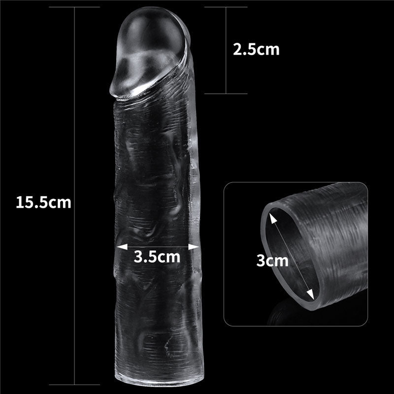 Buy Flawless Clear Penis Sleeve 1'' - Clear 2.5 cm Penis Extender Sleeve at NZ’s Mega Adult Toys Store. Discover premium sex toys with discreet shipping at the best price in NZ