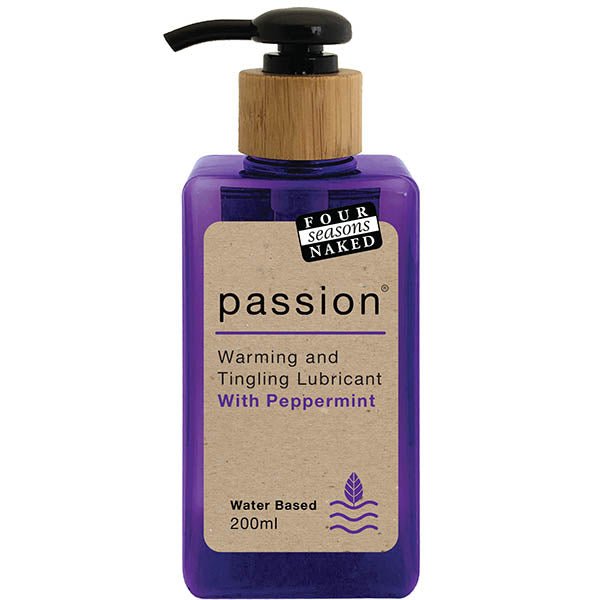 Buy Four Seasons Passion - Warming & Tingling Water Based Lubricant with Peppermint Oil - 200 ml at NZ’s Mega Adult Toys Store. Discover premium sex toys with discreet shipping at the best price in NZ