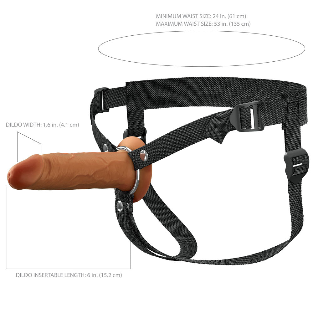 Buy FX Elite 6'' Silicone Hollow Strap - On - Tan - Tan 15.2 cm Hollow Strap - On at NZ’s Mega Adult Toys Store. Discover premium sex toys with discreet shipping at the best price in NZ