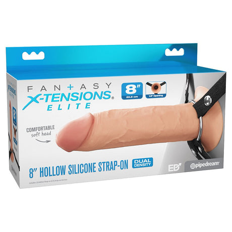 Buy FX Elite 8'' Silicone Hollow Strap - On - Flesh - Flesh 20 cm Hollow Strap - On at NZ’s Mega Adult Toys Store. Discover premium sex toys with discreet shipping at the best price in NZ