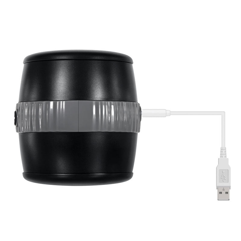 Buy Gender X BARREL OF FUN - Black USB Rechargeable Stroker at NZ’s Mega Adult Toys Store. Discover premium sex toys with discreet shipping at the best price in NZ