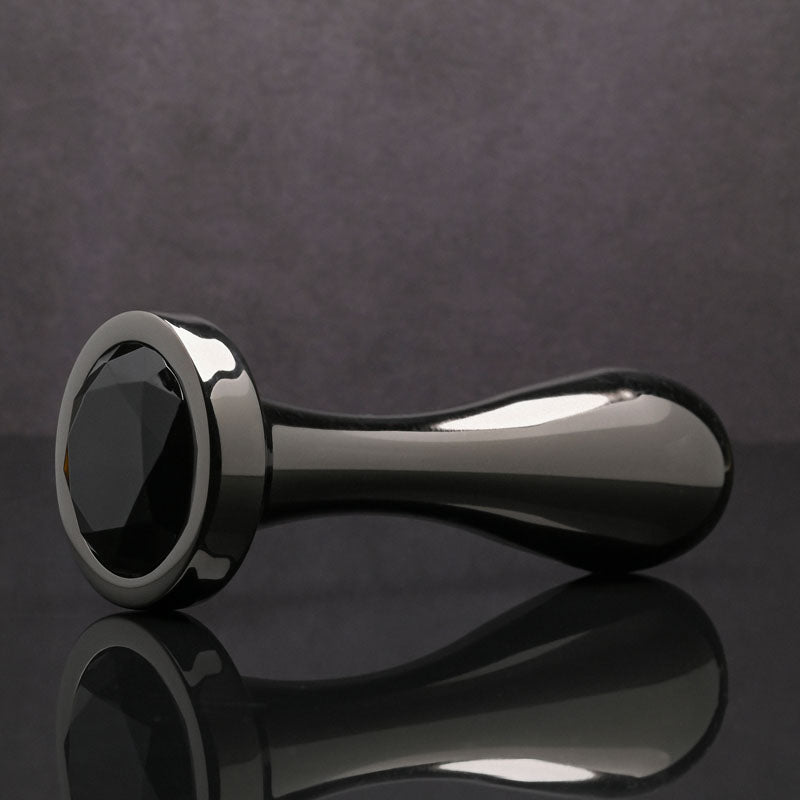 Buy Gender X BLACK PEARL - Gunmetal 12.4 cm Metal Butt Plug with Black Gem Base at NZ’s Mega Adult Toys Store. Discover premium sex toys with discreet shipping at the best price in NZ