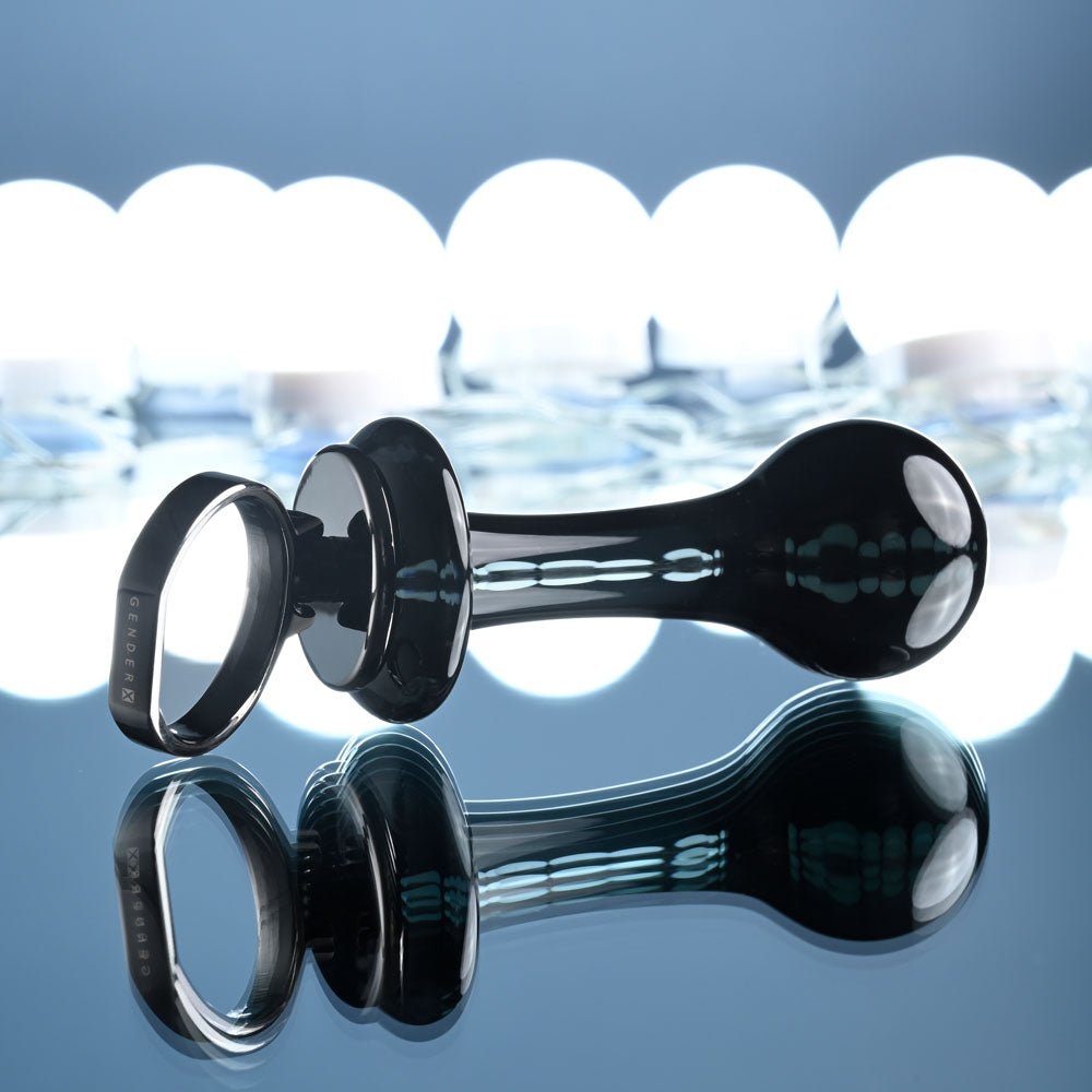 Buy Gender X BLOW POP - Black 12.8 cm Glass Plug with Ring Pull at NZ’s Mega Adult Toys Store. Discover premium sex toys with discreet shipping at the best price in NZ