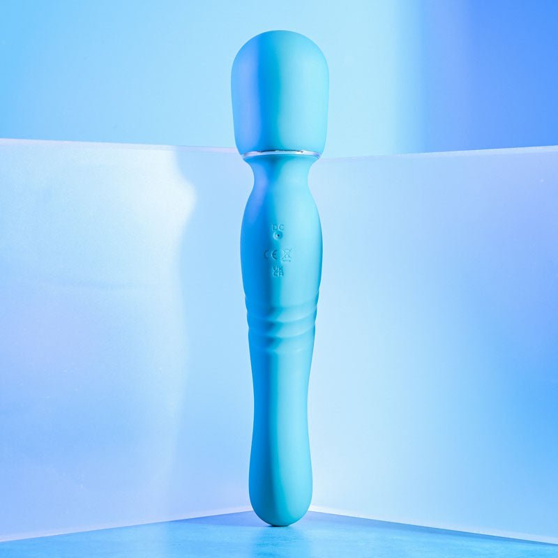 Buy Gender X DOUBLE THE FUN - Blue 26.7 cm USB Rechargeable Dual Ended Vibrator Wand at NZ’s Mega Adult Toys Store. Discover premium sex toys with discreet shipping at the best price in NZ