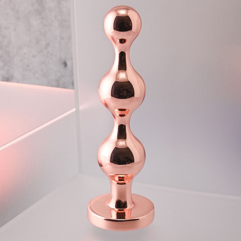 Buy Gender X GOLD DIGGER Large - Rose Gold Large Butt Plug with Black Gem Base at NZ’s Mega Adult Toys Store. Discover premium sex toys with discreet shipping at the best price in NZ