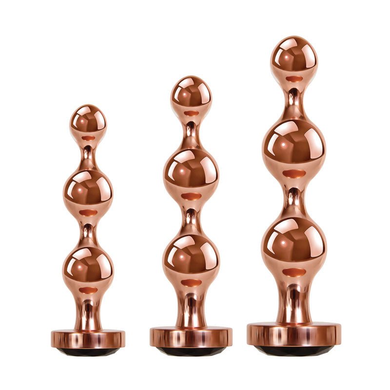 Buy Gender X GOLD DIGGER SET - Rose Gold Metallic Butt Plugs - Set of 3 Sizes at NZ’s Mega Adult Toys Store. Discover premium sex toys with discreet shipping at the best price in NZ