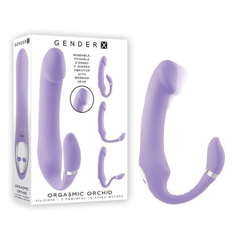 Buy Gender X ORGASMIC ORCHID - Lilac 19 cm USB Rechargeable Strapless - Strap - On at NZ’s Mega Adult Toys Store. Discover premium sex toys with discreet shipping at the best price in NZ