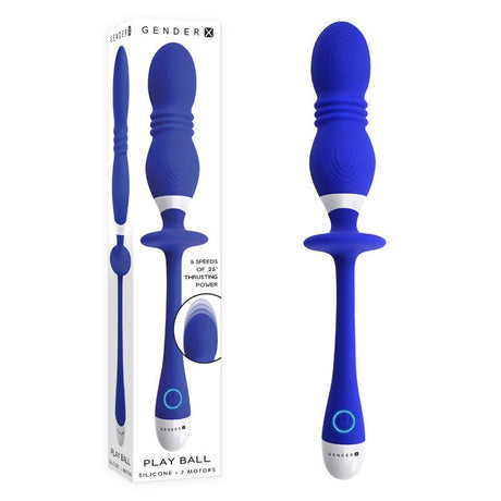 Buy Gender X PLAY BALL - Blue 25 cm USB Rechargeable Thrusting & Vibrating Orbs at NZ’s Mega Adult Toys Store. Discover premium sex toys with discreet shipping at the best price in NZ