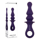 Buy Gender X RING POP - Dark Blue 15.2 cm USB Rechargeable Vibrating Anal Plug at NZ’s Mega Adult Toys Store. Discover premium sex toys with discreet shipping at the best price in NZ