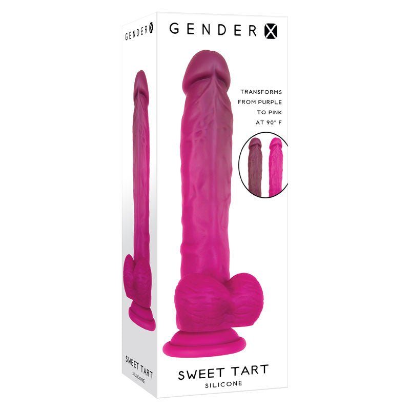 Buy Gender X SWEET TART - Purple/Pink 21 cm Colour Changing Dong at NZ’s Mega Adult Toys Store. Discover premium sex toys with discreet shipping at the best price in NZ