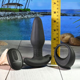 Buy Gender X TEAMWORK - Black USB Rechargeable Rimming Butt Plug & Vibrating Cock Ring at NZ’s Mega Adult Toys Store. Discover premium sex toys with discreet shipping at the best price in NZ