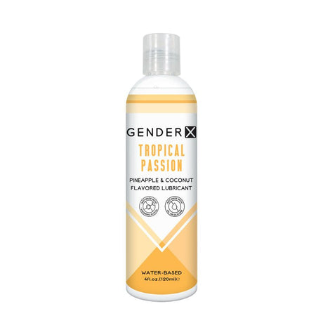 Buy Gender X TROPICAL PASSION Flavoured Lube - 120 ml - Pineapple & Coconut Flavoured Water Based Lubricant - 120 ml Bottle at NZ’s Mega Adult Toys Store. Discover premium sex toys with discreet shipping at the best price in NZ