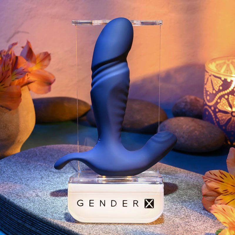 Buy Gender X TRUE BLUE - Blue 13.5 cm USB Rechargeable Thrusting Prostate Massager at NZ’s Mega Adult Toys Store. Discover premium sex toys with discreet shipping at the best price in NZ