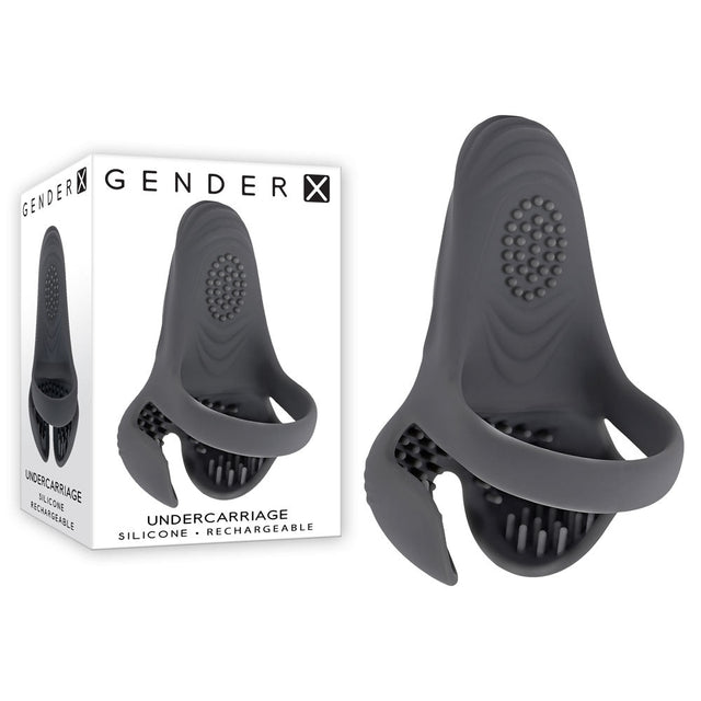 Buy Gender X UNDERCARRIAGE - Grey USB Rechargeable Vibrating Ring at NZ’s Mega Adult Toys Store. Discover premium sex toys with discreet shipping at the best price in NZ