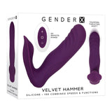 Buy Gender X VELVET HAMMER - Purple USB Rechargeable Wearable Vibe with Remote at NZ’s Mega Adult Toys Store. Discover premium sex toys with discreet shipping at the best price in NZ