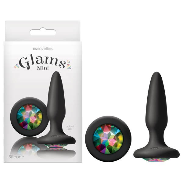 Buy Glams Mini - Black 8.4 cm (3.3'') Butt Plug with Sparkling Gem at NZ’s Mega Adult Toys Store. Discover premium sex toys with discreet shipping at the best price in NZ