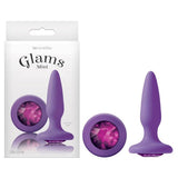 Buy Glams Mini - Purple 8.4 cm (3.3'') Butt Plug with Sparkling Gem at NZ’s Mega Adult Toys Store. Discover premium sex toys with discreet shipping at the best price in NZ