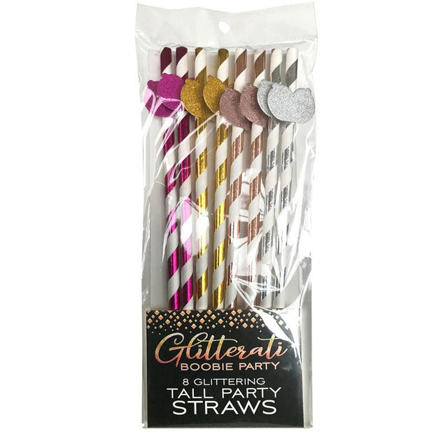 Buy Glitterati - Boobie Tall Party Straws - Set of 8 at NZ’s Mega Adult Toys Store. Discover premium sex toys with discreet shipping at the best price in NZ