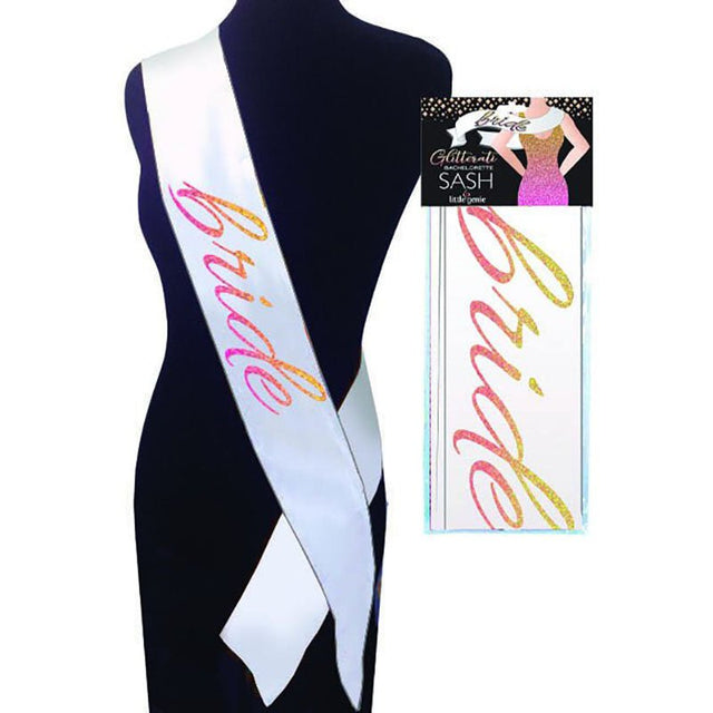 Buy Glitterati - Bride Sash - Hens Party Novelty Sash at NZ’s Mega Adult Toys Store. Discover premium sex toys with discreet shipping at the best price in NZ