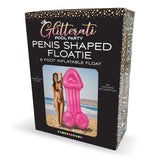 Buy Glitterati - Penis Pool Float - Pink Pool Float - 180 cm Length at NZ’s Mega Adult Toys Store. Discover premium sex toys with discreet shipping at the best price in NZ