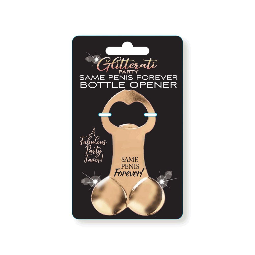 Buy Glitterati Same Penis Forever Bottle Opener - Novelty Bottle Opener at NZ’s Mega Adult Toys Store. Discover premium sex toys with discreet shipping at the best price in NZ