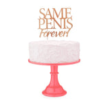 Buy Glitterati Same Penis Forever Cake Topper - Hen's Party Topper at NZ’s Mega Adult Toys Store. Discover premium sex toys with discreet shipping at the best price in NZ