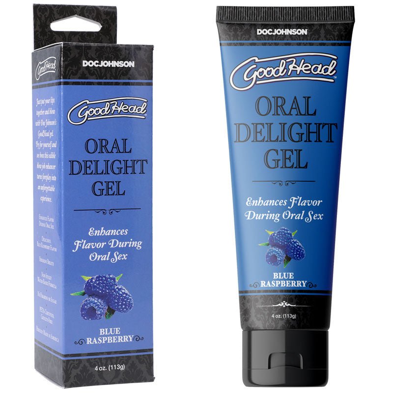 Buy GoodHead Oral Delight Gel - Blue Raspberry - Blue Raspberry Flavoured Oral Gel - 120 ml Tube at NZ’s Mega Adult Toys Store. Discover premium sex toys with discreet shipping at the best price in NZ