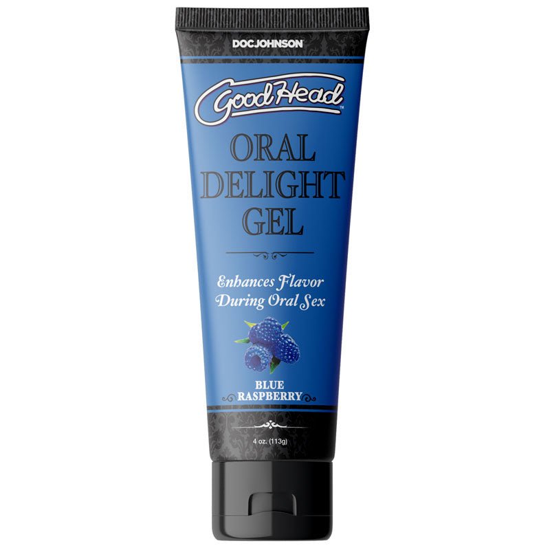 Buy GoodHead Oral Delight Gel - Blue Raspberry - Blue Raspberry Flavoured Oral Gel - 120 ml Tube at NZ’s Mega Adult Toys Store. Discover premium sex toys with discreet shipping at the best price in NZ