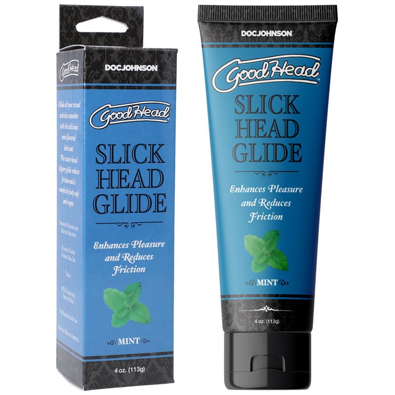 Buy GoodHead Slick Head Glide - Mint - Mint Flavoured Lubricant - 120 ml Tube at NZ’s Mega Adult Toys Store. Discover premium sex toys with discreet shipping at the best price in NZ