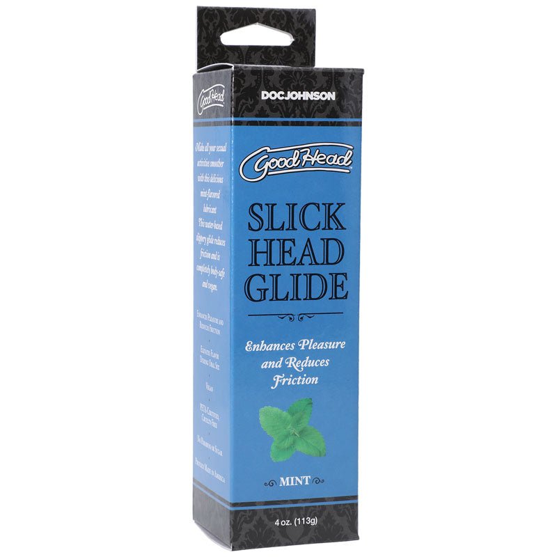 Buy GoodHead Slick Head Glide - Mint - Mint Flavoured Lubricant - 120 ml Tube at NZ’s Mega Adult Toys Store. Discover premium sex toys with discreet shipping at the best price in NZ